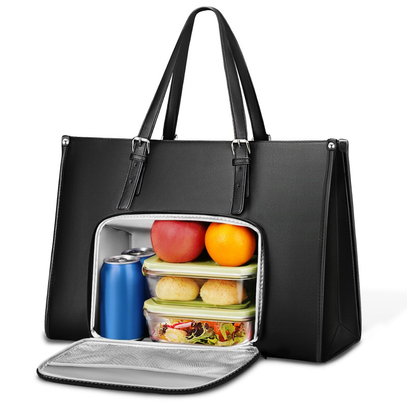 Bolso de computadora con compartimento de almuerzo aislado
