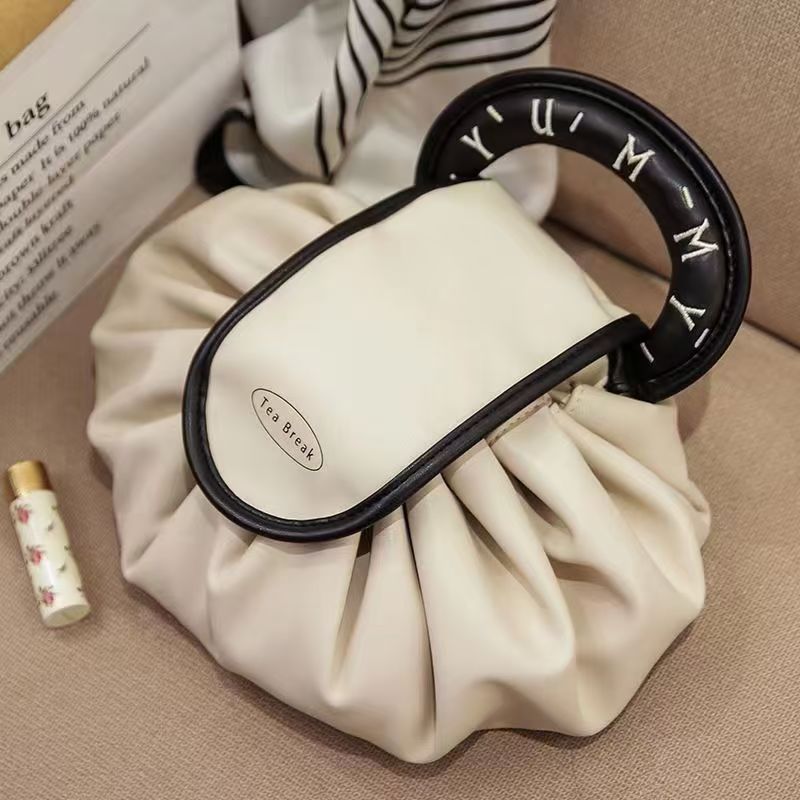 Bolsa de viaje cosmético con cordón