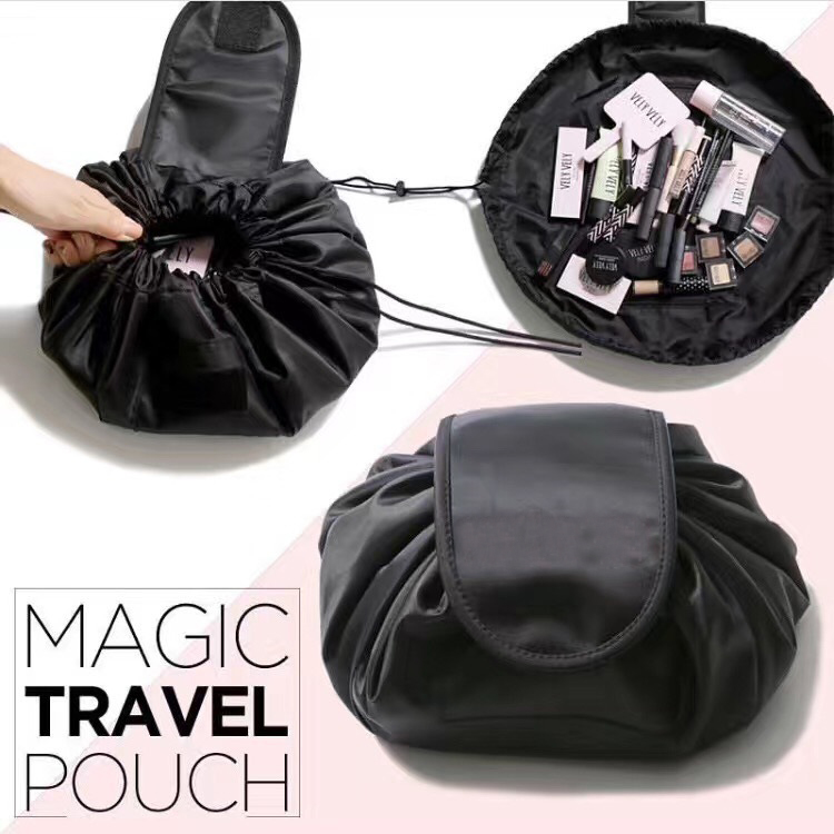 Bolsa de maquillaje con cordón