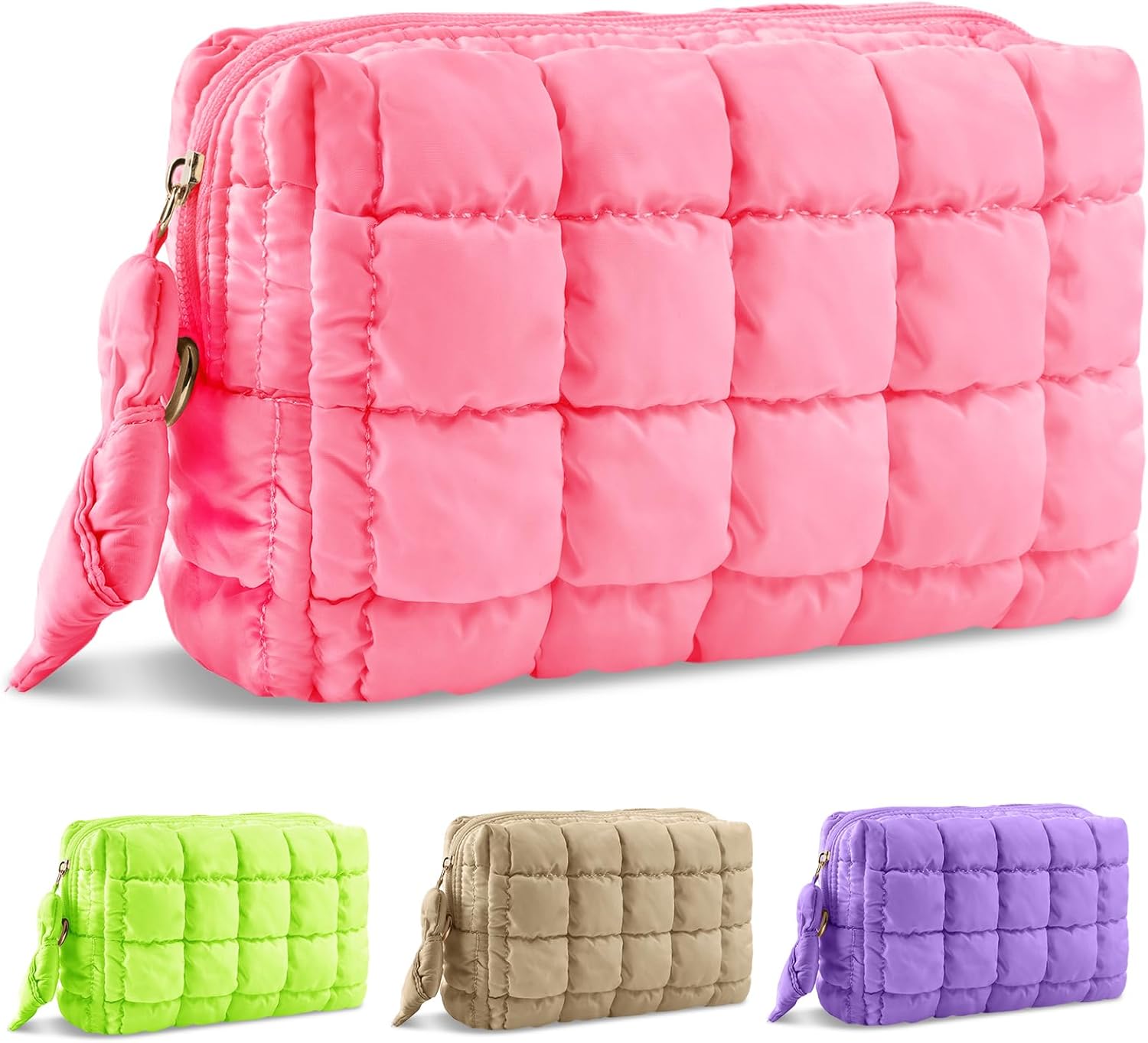 Bolso organizador de maquillaje acolchado para los regalos trabajo de regalos diariamente