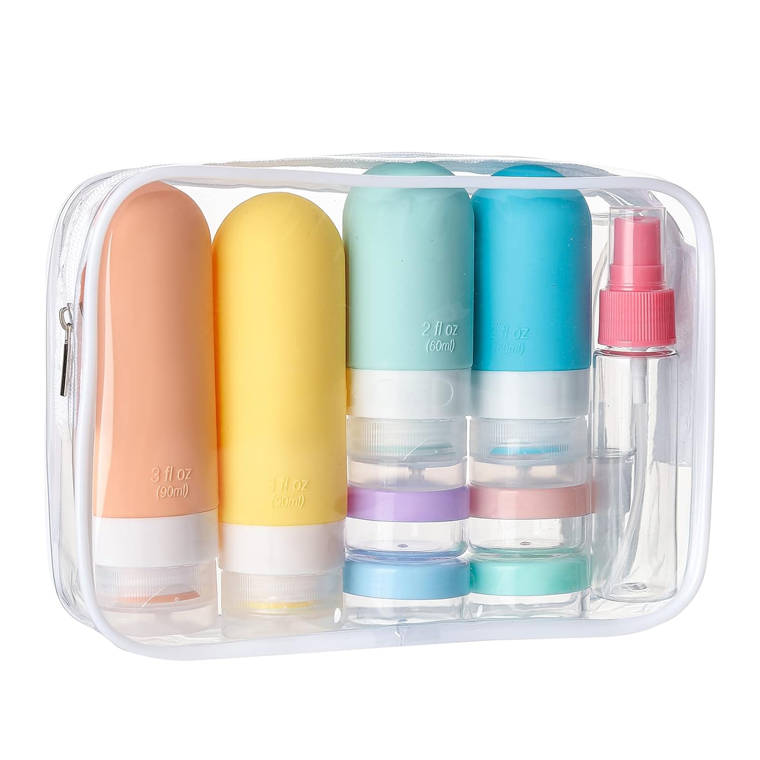 Conjunto de botellas de viaje